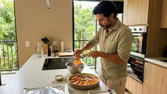 El truco para que el milhojas de batata quede doradito y crocante sin perder lo suave