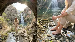 La cascada Cola de Novia: el salto de agua y el pozo natural que se esconden cerca de La Rioja capital