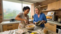 El secreto del horneado suave: budín de coco sin harina con miga tierna